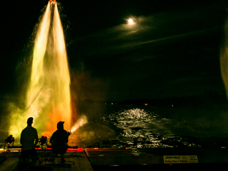 Behold the Puerto Vallarta Flying Men of Papantla on the Malecón