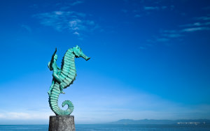 Free Puerto Vallarta Sculpture Tours, malecon puerto vallarta