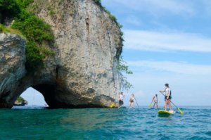 SUP excursions in Los Arcos, Puerto Vallarta paddle board tour