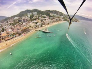 Parasailing in Puerto Vallarta