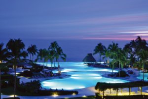 reseña de grand velas riviera nayarit, atardecer en nuevo vallarta