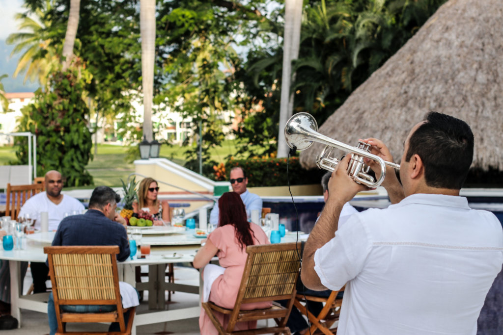 At the chef's table, Casa Velas Adults Only