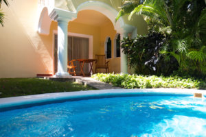 Our private terrace and pool in Puerto Vallarta