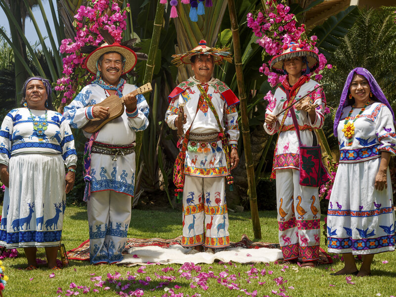 Huichol wedding ceremony at Grand Velas Riviera Nayarit